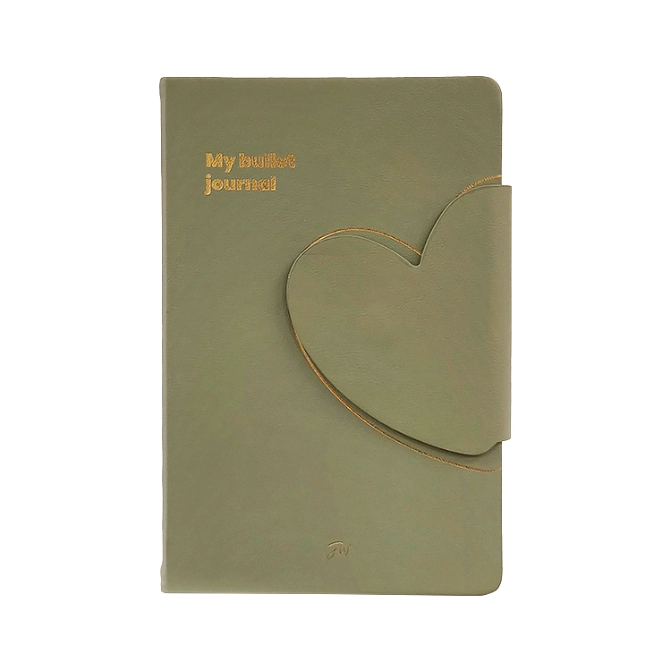 Cuaderno Tapa Dura FW Minimal Verde Bullet Journal con Iman Art.201356
